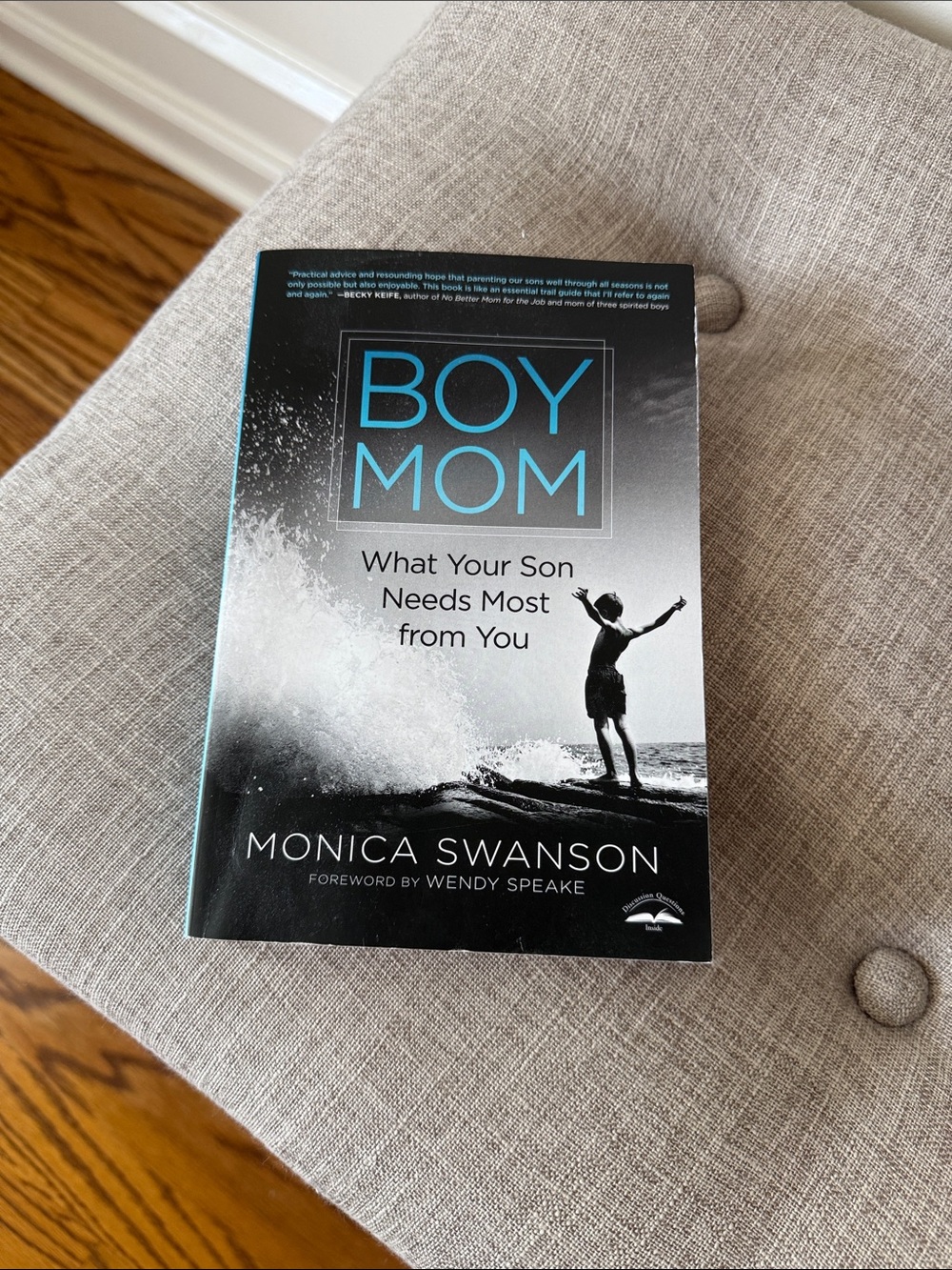 Boy Mom Paperback Book - Black & Teal